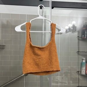 very soft plush forever 21 tank top, size small but fits medium as well